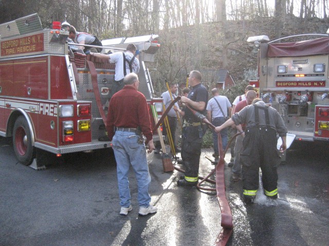 Mutual Aid Brush Fire Katonah, Whitlockville rd